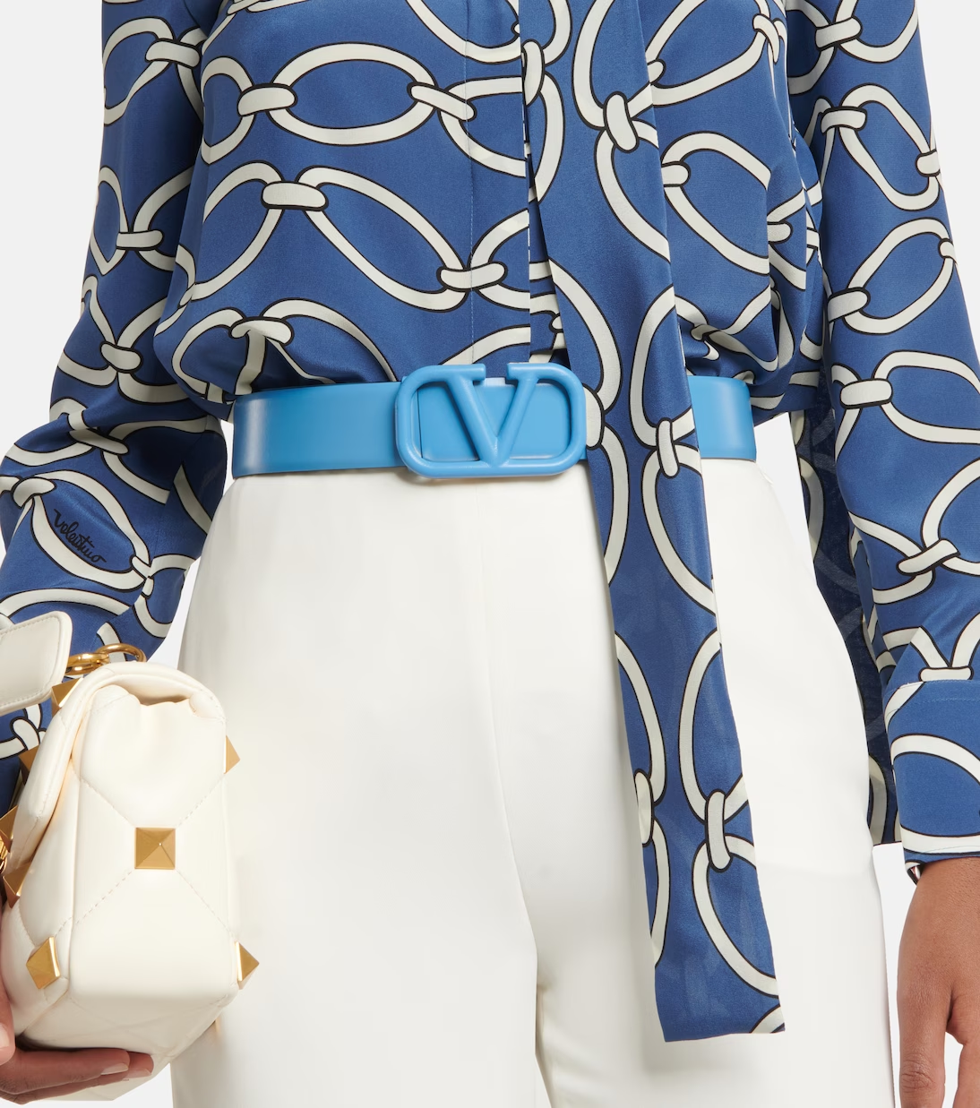 Cuero | VLogo leather belt