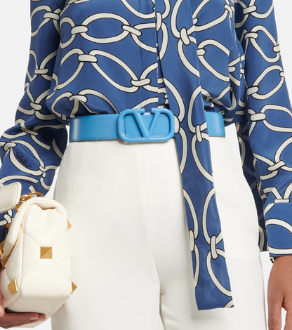 Cuero | VLogo leather belt