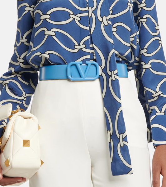 Cuero | VLogo leather belt