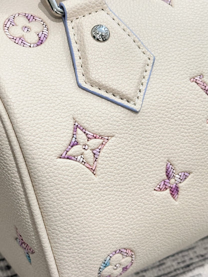 Cuero | Mini Speedy Bag Cream