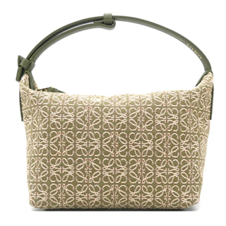Cuero | Small Cubi Anagram Jacquard Canvas Shoulder Bag