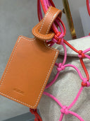 Jacquemus Summer Bag – Woven Straw/Raffia with Leather Trim