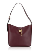 MICHAEL KORS Lyra Leather Small Bucket Bag Oxblood