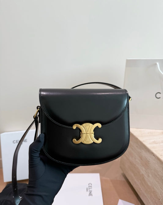 Cuero | Monogram Saddle Crossbody Bag