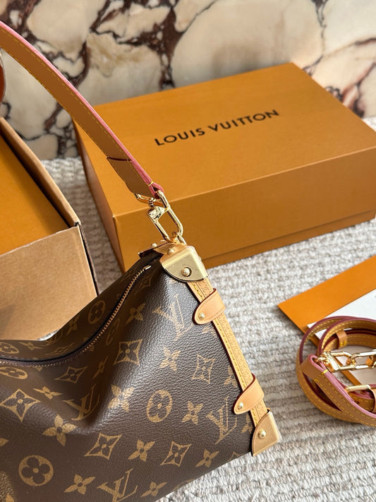 Cuero | Monogram Trunk Shoulder Bag