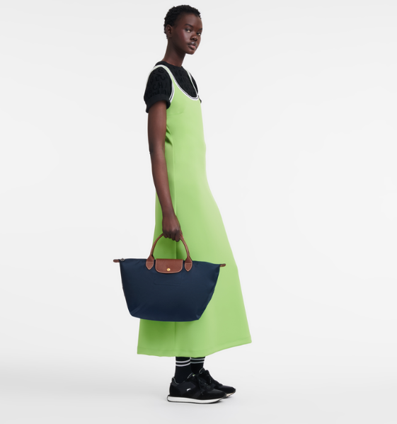 Cuero | Le Pliage M Handbag Navy