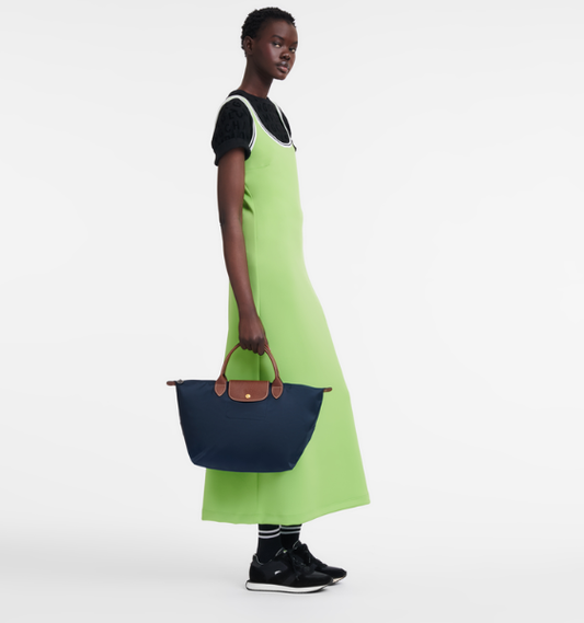 Cuero | Le Pliage M Handbag Navy
