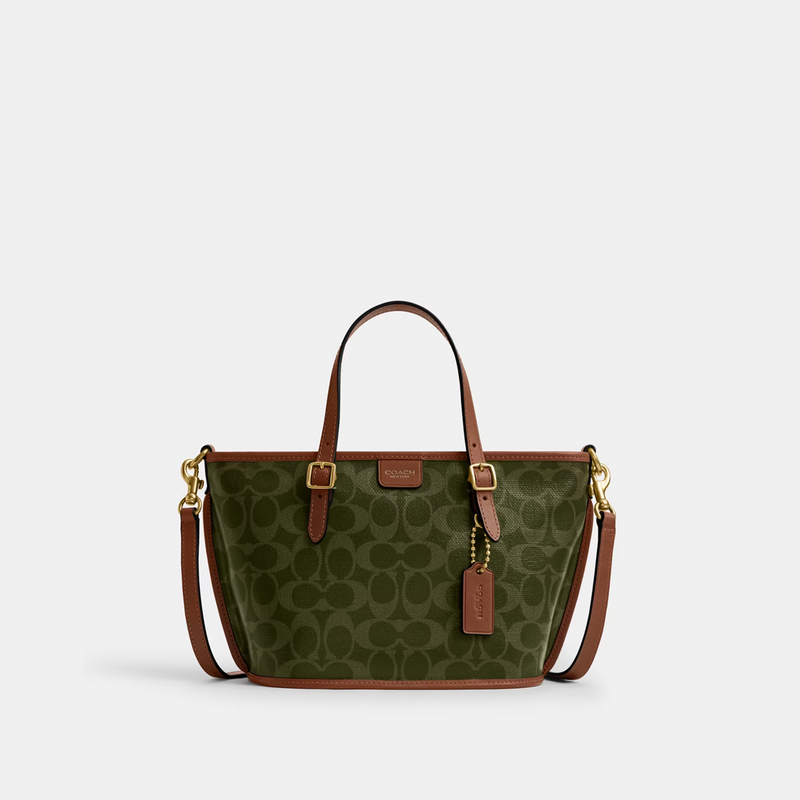 Cuero | TAXI TOTE BAG 21 IN SIGNATURE CANVAS