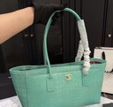 Chanel Cerf Crocodile Embossed Tote Bag
