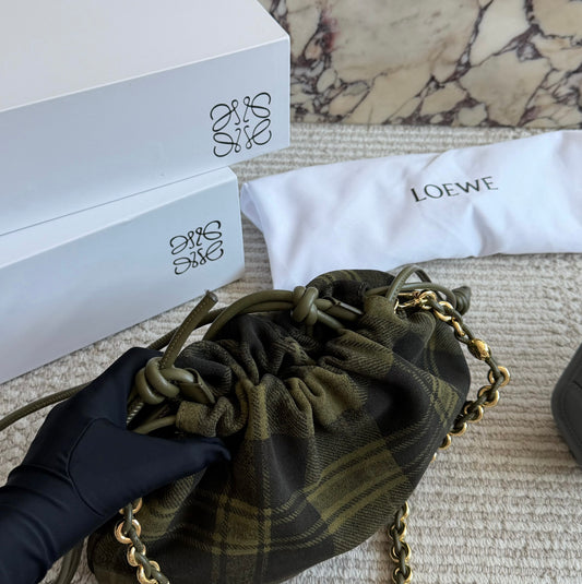 Cuero | Flamenco Plaid Mini