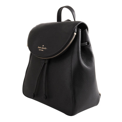 Cuero | Original Leila Medium Flap Backpack Black