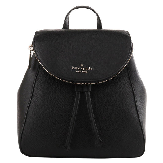 Cuero | Original Leila Medium Flap Backpack Black