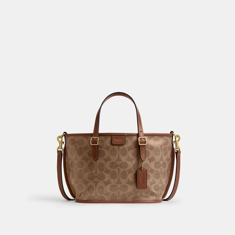 Cuero | TAXI TOTE BAG 21 IN SIGNATURE CANVAS