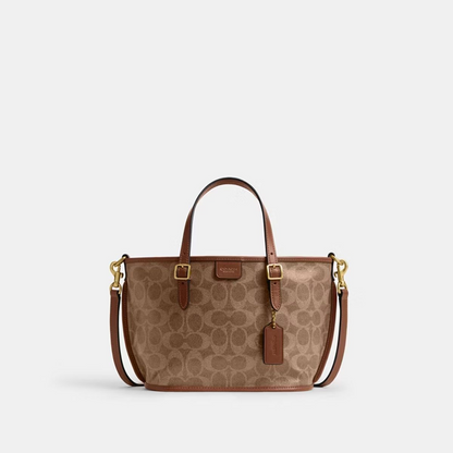 Cuero | TAXI TOTE BAG 21 IN SIGNATURE CANVAS