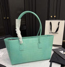 Chanel Cerf Crocodile Embossed Tote Bag