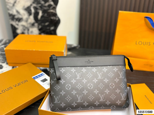 Cuero | Monogram Zip Pouch