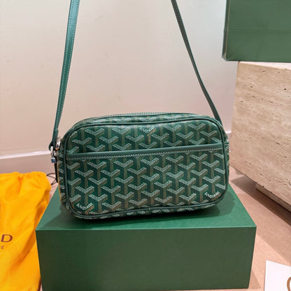 Cuero | Monogram Camera Crossbody Bag