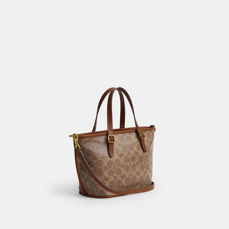 Cuero | TAXI TOTE BAG 21 IN SIGNATURE CANVAS