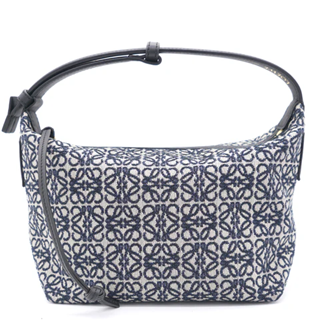 Cuero | Small Cubi Anagram Jacquard Canvas Shoulder Bag