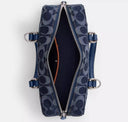 Coach Bowery Satchel 22 In Signature Denim
