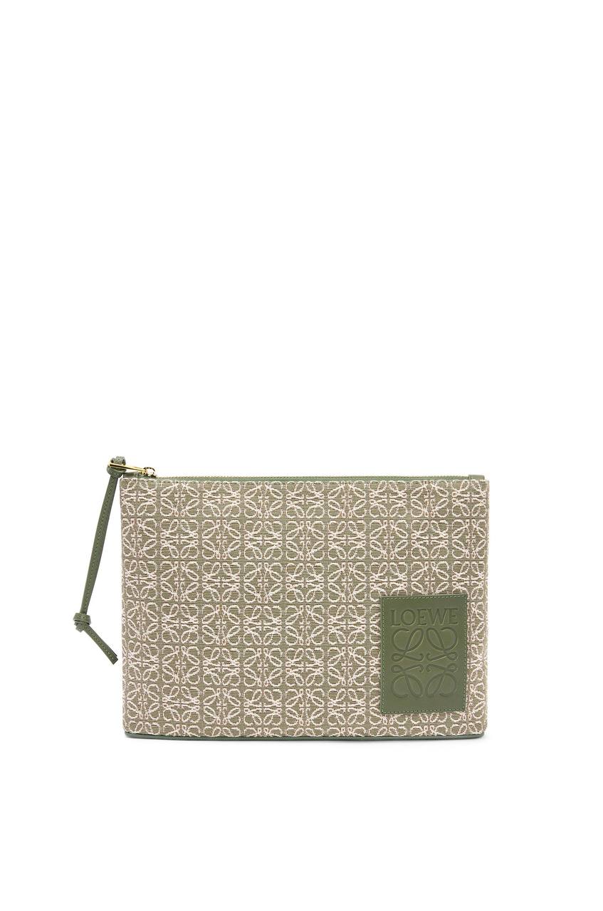 Cuero | Anagram Jacquard Oblong Pouch