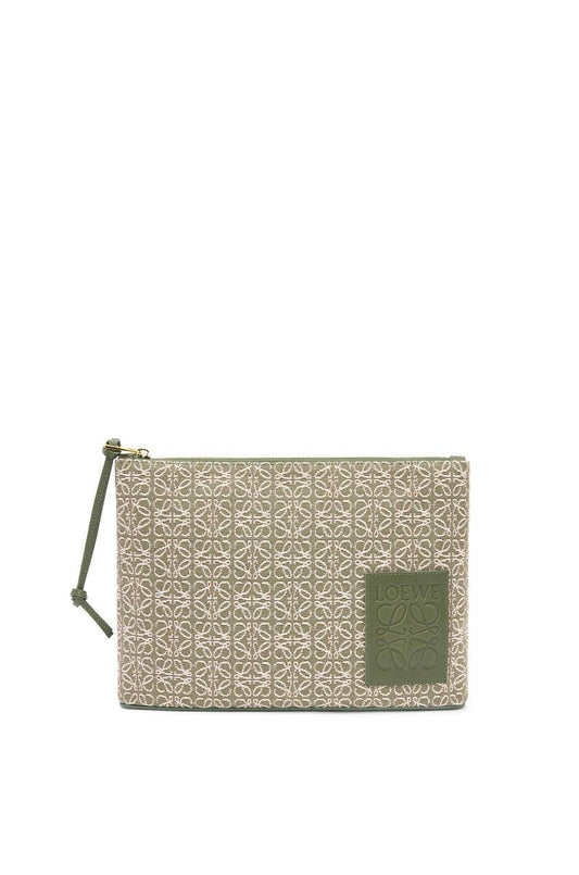 Cuero | Anagram Jacquard Oblong Pouch