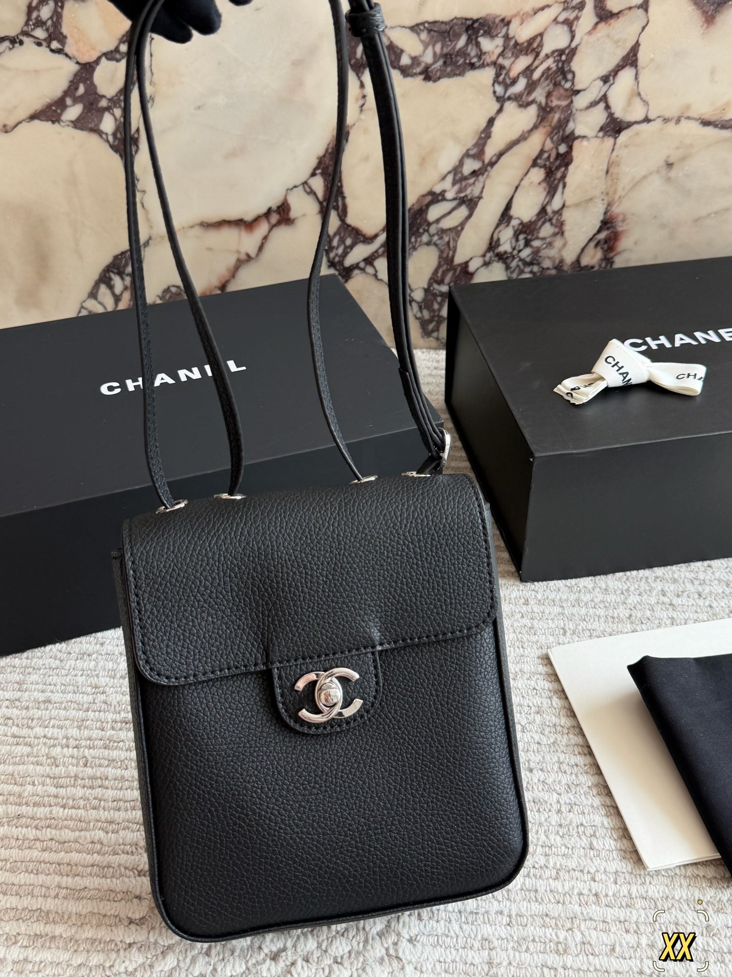 Cuero | Mini Phone Bag Black