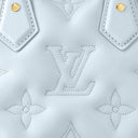 VUITTON Banane' bubblegram Alma BB bag with detachable strap & gold metallic hardware