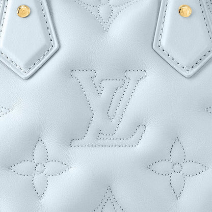 Cuero | VUITTON Banane' bubblegram Alma BB bag with detachable strap & gold metallic hardware