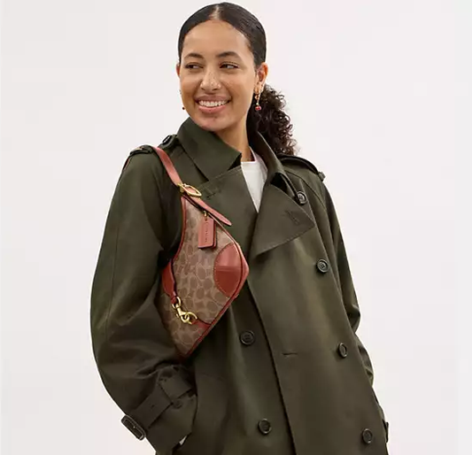 Cuero | Hamptons Hobo Bag In Signature Canvas