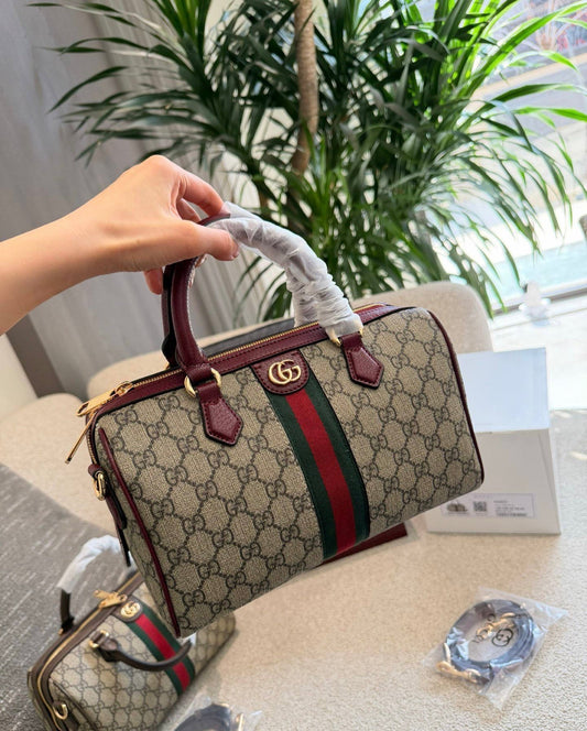 Cuero | Ophidia Medium Boston Bag
