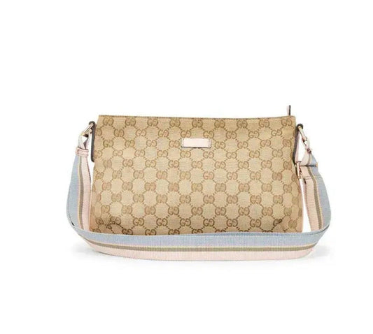 Cuero | GG Canvas Web crossbody bag