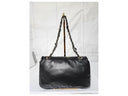 CHANEL Caviar Large Timeless Flap Shoulder Bag Black