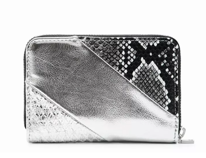 Cuero | Original Desigual Delta Silver Wallet