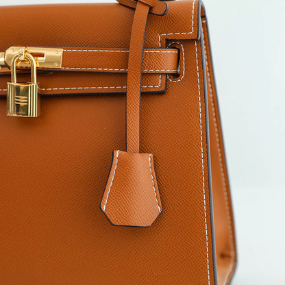 Cuero | Kelly Handbag In Camel