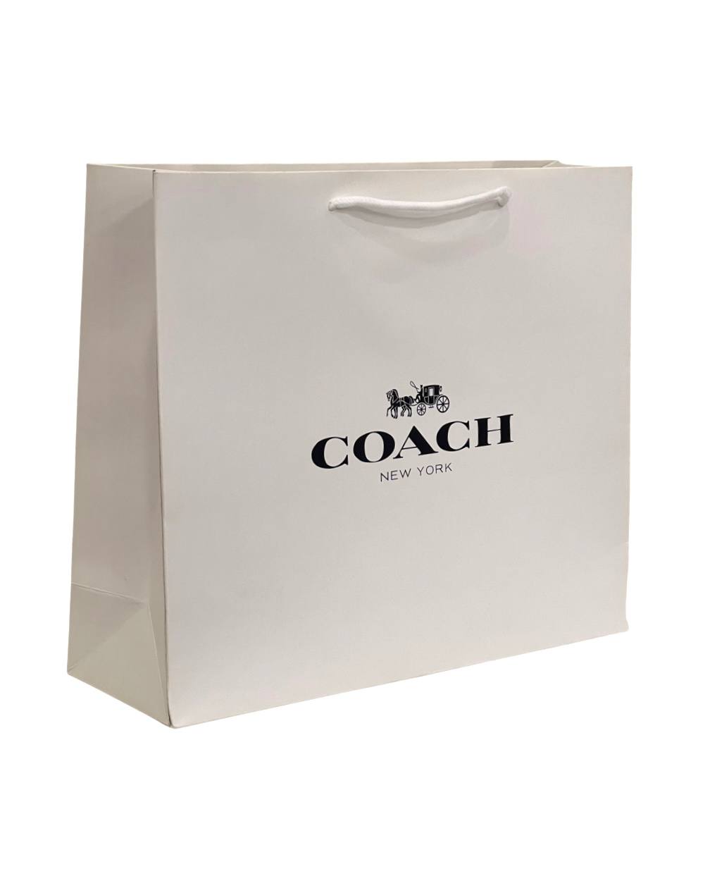 Cuero | Medium White Shopping Bag