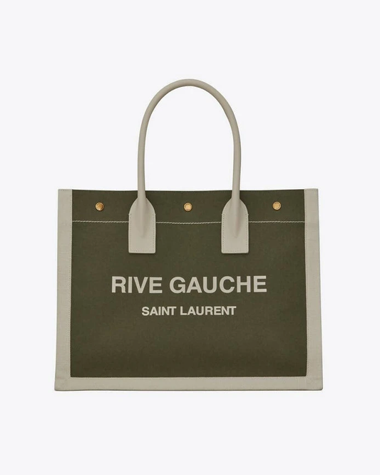 Cuero | Rive Gauche recycled canvas with logo bag