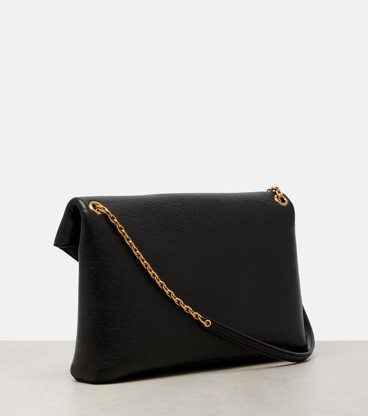 Cuero | Cassandre leather large shoulder bag