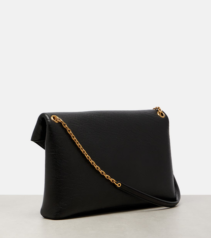 Cuero | Cassandre leather large shoulder bag