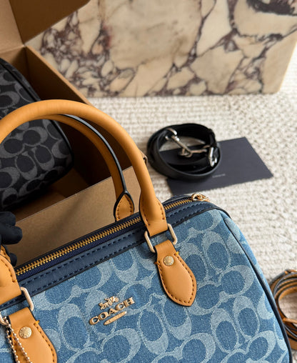 Cuero | Monogram Satchel Bag