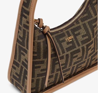 Cuero | Mini Fendessence Brown FF fabric mini-bag