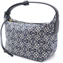 LOEWE Small Cubi Anagram Jacquard Canvas Shoulder Bag