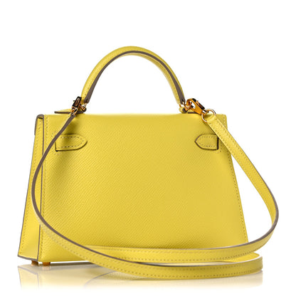 Cuero | Epsom Mini Kelly Sellier 20 Lime