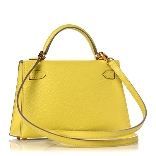 Cuero | Epsom Mini Kelly Sellier 20 Lime