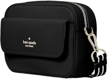 Cuero | Original Kate Spade New York Women's Rosie Pebbled Leather Flap Camera Bag