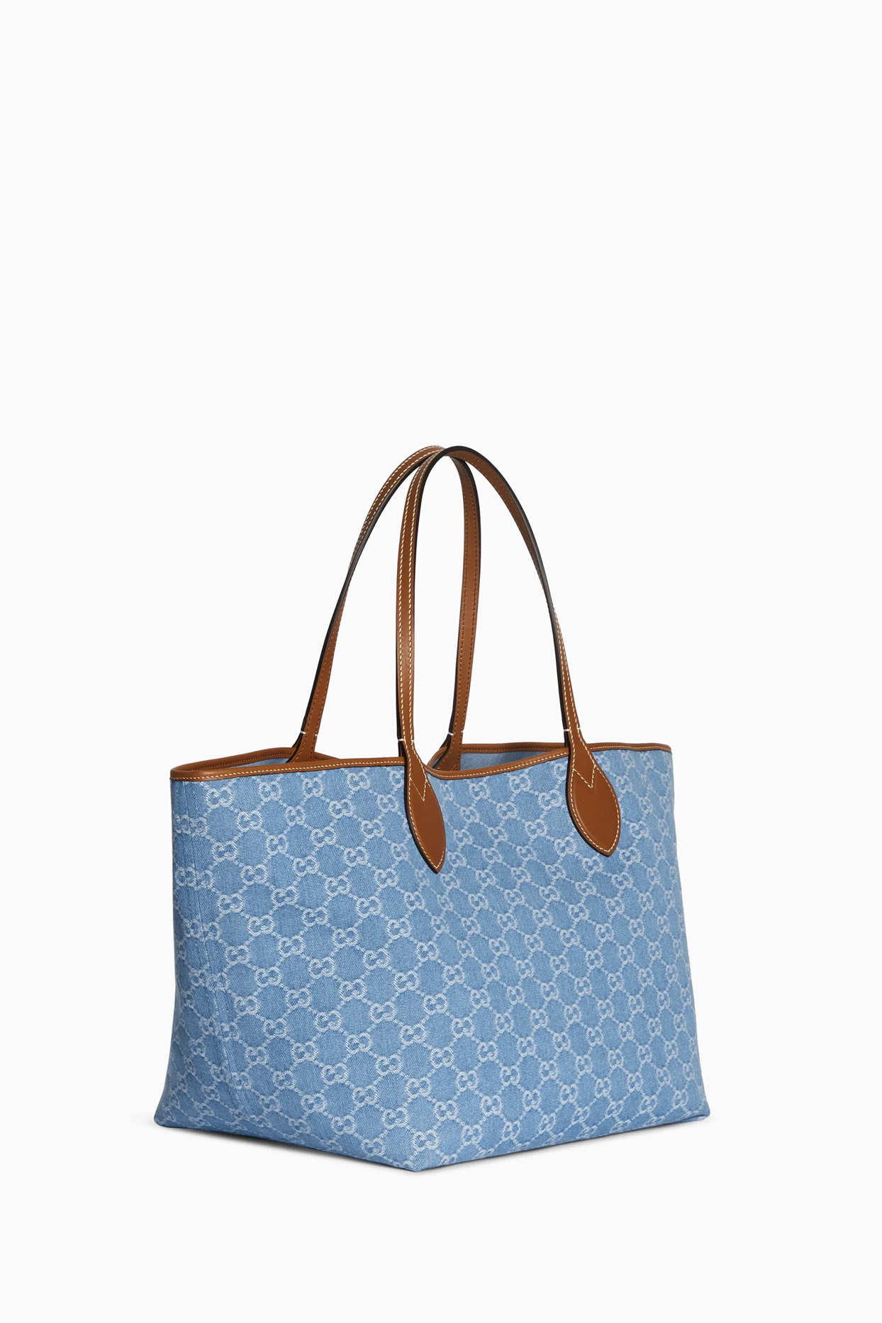 Cuero | Totissima Large Tote Bag in GG Denim