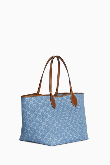 Cuero | Totissima Large Tote Bag in GG Denim