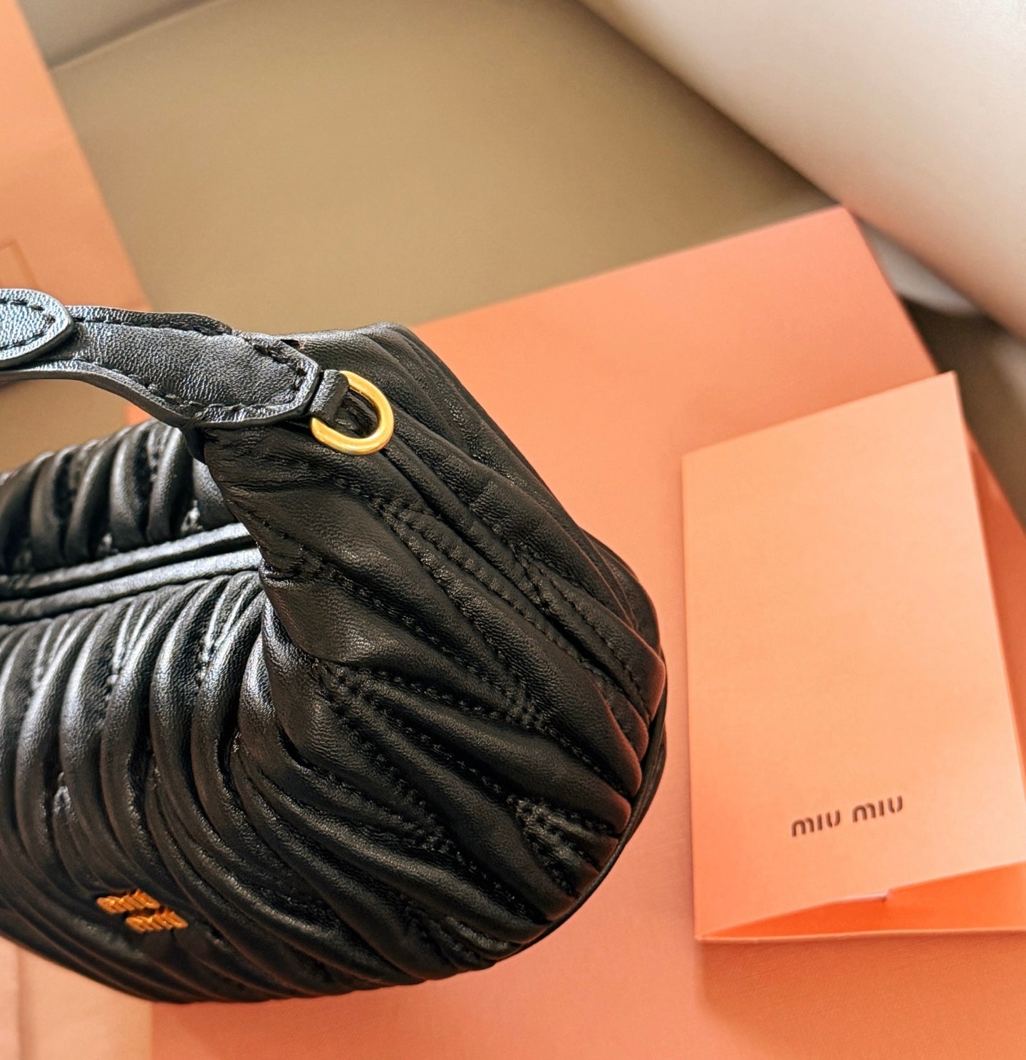 Cuero | Matelassé Leather Shoulder Bag