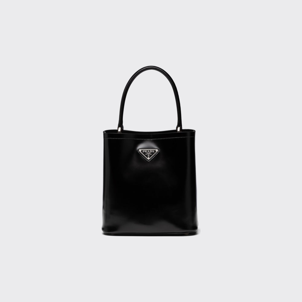 Cuero | Panier small brushed leather bag