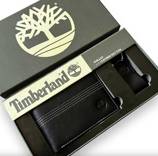 Cuero | Timberland Wallet Set for Men